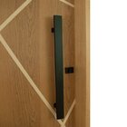 Kit Porta De Madeira Frisada 215x109cm Batente 14cm Fechadura