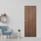 Kit Porta De Madeira Lisa 215x65cm Com Batente De Aço 06cm Aç