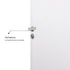 Kit Porta De Madeira Lisa 215x74cm Com Batente De Mdf Ultra 0