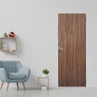 Kit Porta De Madeira Lisa 215x75cm Com Batente De Aço 06cm Aç