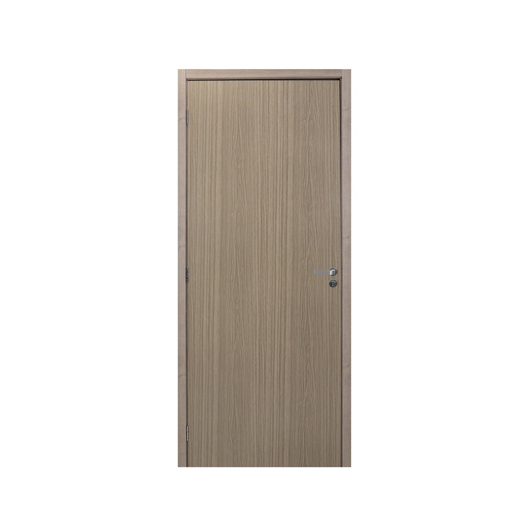 Kit Porta De Madeira Lisa 215x84cm Com Batente De Mdf Ultra 10cm