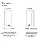 Kit Porta De Madeira Lisa 215x84cm Com Batente De Mdf Ultra 7