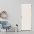 Kit Porta De Madeira Lisa 215x95cm Com Batente De Aço 06cm Aç