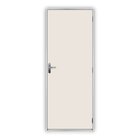 Kit Porta De Madeira Lisa 215x95cm Com Batente De Aço 06cm Aç