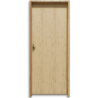 Kit Porta De Madeira Lisa Angelim 2,10 X 0,82 Esquerda Linha