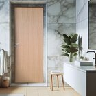 Kit Porta De Madeira Lisa Angelim 210x82cm Batente 14cm Unipo