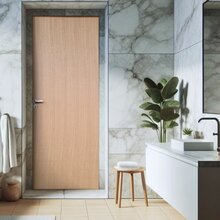 Kit Porta De Madeira Lisa Angelim 210x92cm Batente 14cm Unipo