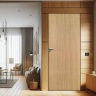 Kit Porta De Madeira Lisa Angelim 210x92cm Batente 16cm Unipo