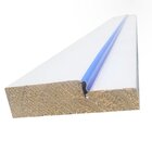 Kit Porta De Madeira Lisa Primer 210x72cm Batente 20cm Abertu