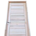 Kit Porta De Madeira Maciça 3b Eucalipto 210x82cm Batente 14c