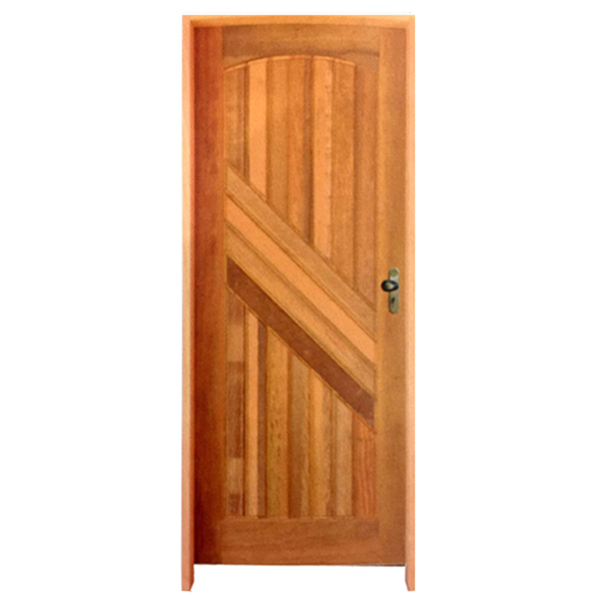 Kit Porta De Madeira Maciça Barcelona Rodam Itaúba - 2.10 (a)
