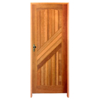 Kit Porta De Madeira Maciça Barcelona Rodam Itaúba - 2.10 (a)
