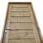 Kit Porta De Madeira Maciça Ekos 210x82cm Batente 14cm Abertu