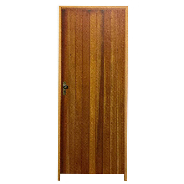 Kit Porta De Madeira Maciça Mexicana Rodam Itaúba - 2.10 (a)