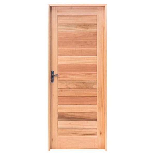 Kit Porta De Madeira Maciça Pe31 De Eucalipto Bat.12 Cm Linha