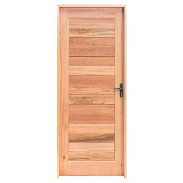 Kit Porta De Madeira Maciça Pe31 De Eucalipto Bat.12 Cm Linha