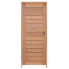 Kit Porta De Madeira Maciça Roma Rodam Tauari - 2.10 (a) X 0.