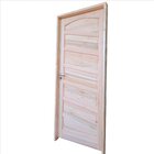 Kit Porta De Madeira Maciça Topázio Eucalipto 210x82cm Batent