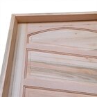 Kit Porta De Madeira Maciça Topázio Eucalipto 210x82cm Batent