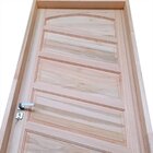 Kit Porta De Madeira Maciça Topázio Eucalipto 210x82cm Batent