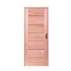 Kit Porta De Madeira Pe33 Esel 213cmx94,5cmx12cm Esel Abertur