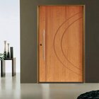 Kit Porta De Madeira Pivotante 210x102cm Batente 14cm Fechadu