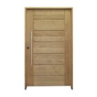 Kit Porta De Madeira Pivotante 210x102cm Batente 14cm Fechadu