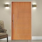 Kit Porta De Madeira Pivotante 210x110cm Batente 14cm Fechadu