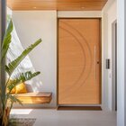 Kit Porta De Madeira Pivotante 210x110cm Batente 14cm Fechadu