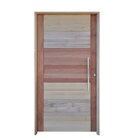 Kit Porta De Madeira Pivotante 210x110cm Batente 14cm Fechadu