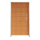 Kit Porta De Madeira Pivotante 210x120cm Batente 14cm Fechadu