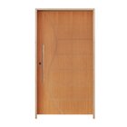 Kit Porta De Madeira Pivotante 210x120cm Batente 14cm Fechadu