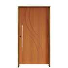 Kit Porta De Madeira Pivotante 210x140cm Batente 14cm Fechadu