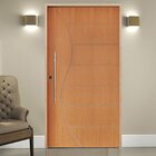 Kit Porta De Madeira Pivotante 210x140cm Batente 14cm Fechadu