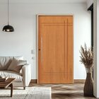 Kit Porta De Madeira Pivotante 210x140cm Batente 14cm Fechadu