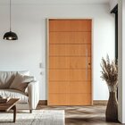 Kit Porta De Madeira Pivotante 210x140cm Batente 14cm Fechadu