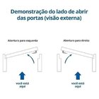 Kit Porta De Madeira Pivotante 214x107cm Batente 12cm Pe33 Co