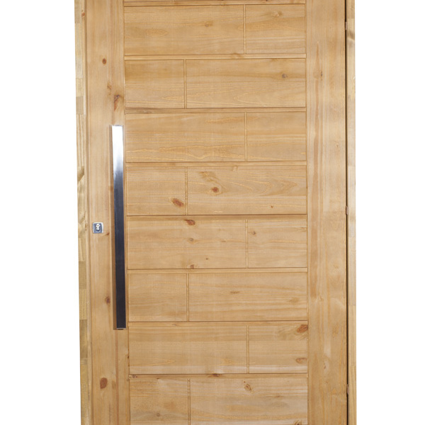 Kit Porta De Madeira Pivotante Ekos 2,10 X 1,02 Direita Linha