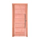 Kit Porta De Madeira Pivotante Lado De Abertura Esquerdo 214x