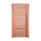 Kit Porta de Madeira Pivotante Lado Direito 214x107cm Batente