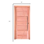 Kit Porta De Madeira Pivotante Lado Esquerdo 214x107cm Batent