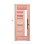Kit Porta De Madeira Pivotante Pe34 Esel 214cmx117cmx12cm Ese