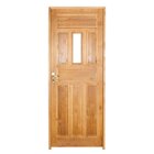 Kit Porta De Madeira Postigo 210x82cm Batente 11cm Eco Unipor