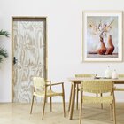 Kit Porta De Madeira Sarrafeada Com Batente E Fechadura 210x6