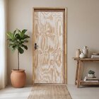 Kit Porta De Madeira Sarrafeada Com Batente E Fechadura 210x6