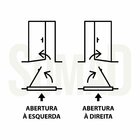 Kit Porta De Madeira Sarrafeada Com Batente E Fechadura 210x7