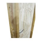 Kit Porta De Madeira Sarrafeada Com Batente E Fechadura 210x7