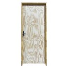 Kit Porta De Madeira Sarrafeada Com Batente E Fechadura 210x8