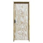 Kit Porta De Madeira Sarrafeada Com Batente E Fechadura 210x8