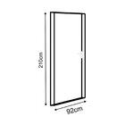 Kit Porta De Madeira Sarrafeada Com Batente E Fechadura 210x9